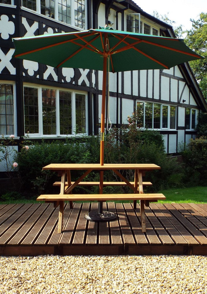 Grand Garden Picnic Table by Charles Taylor - 6 Seats