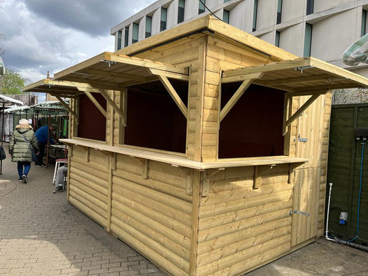 Greenwich Garden Chalet 3.9M wide x 2.8M deep by Churnet Valley - XCH08