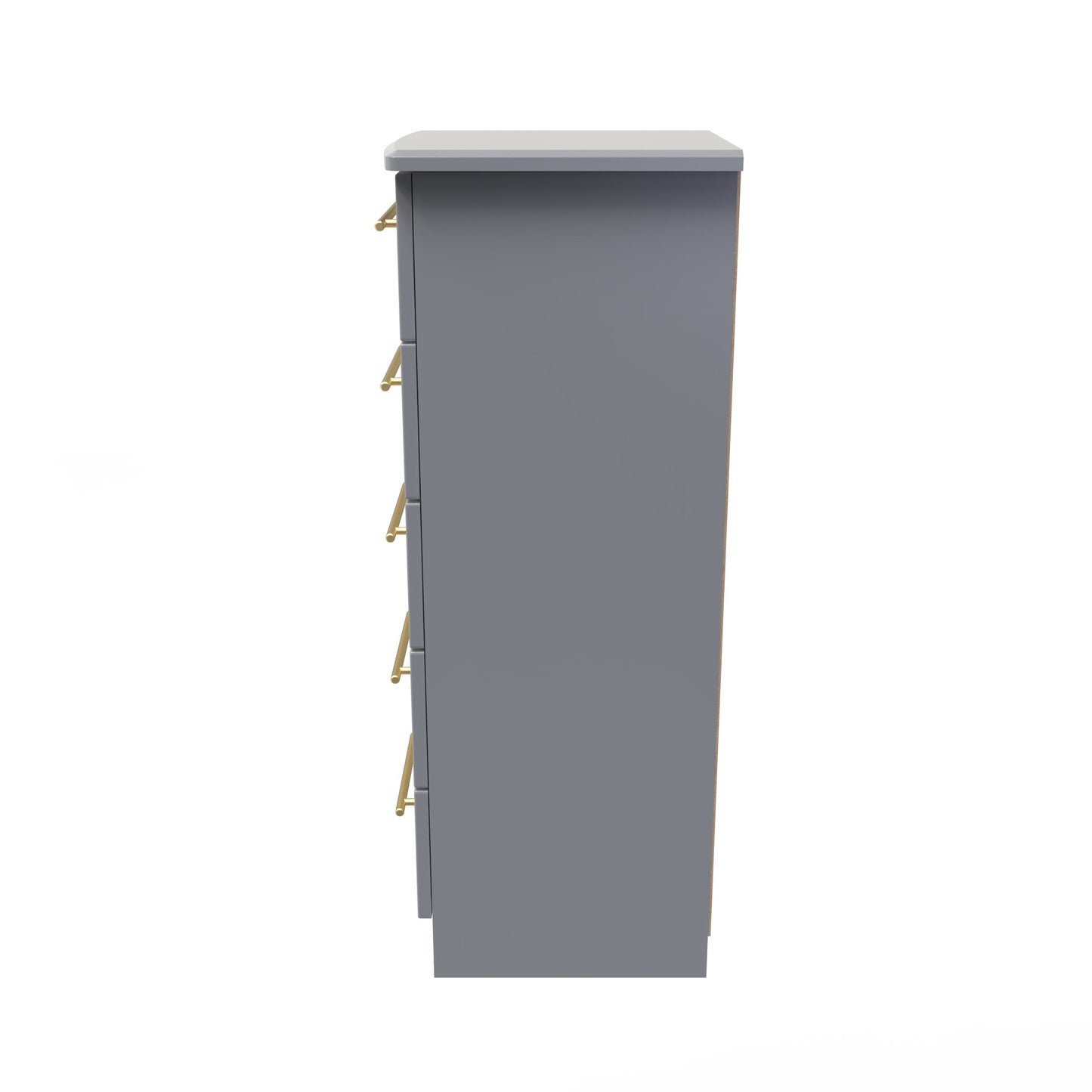 Haworth Tall Tallboy Grey 5 Drawers 108cm