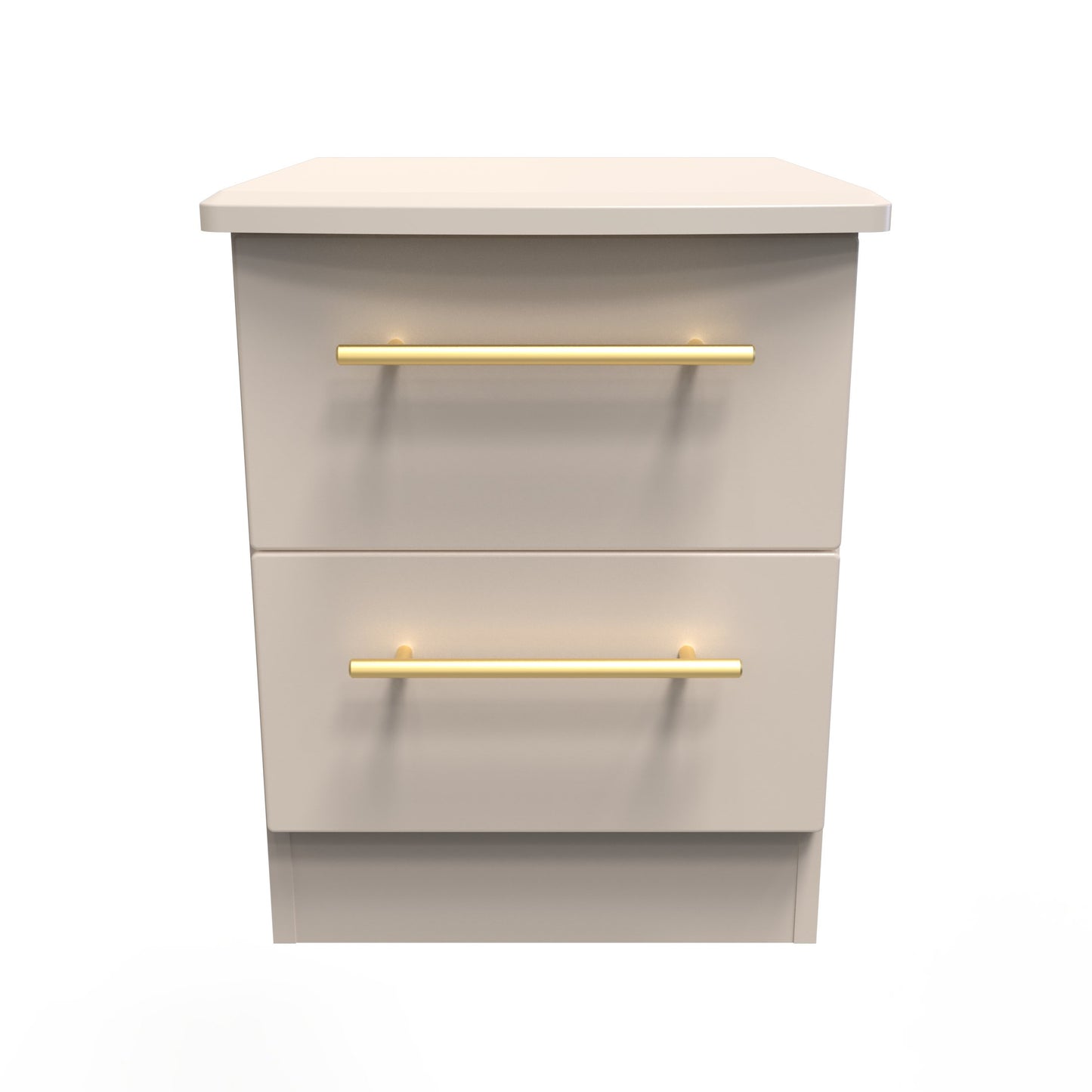 Haworth Bedside Table Off-White 2 Drawers 51cm