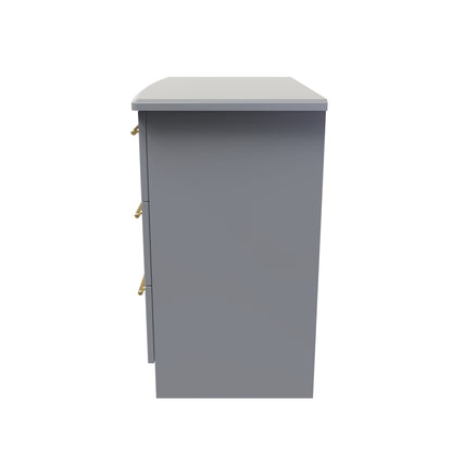Haworth Chest of Drawers Grey 3 Drawers 77cm