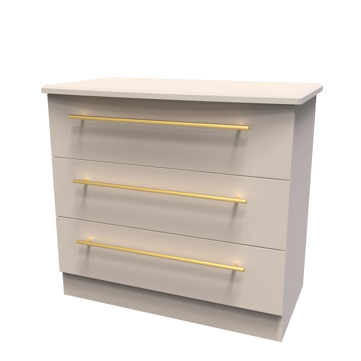 Haworth Chest of Drawers Off-White 3 Drawers 77cm