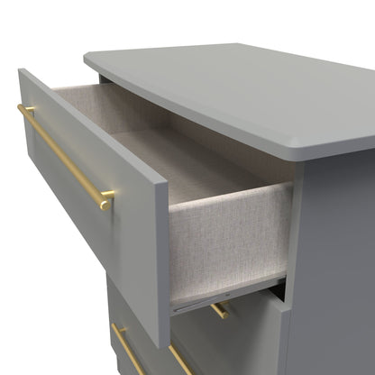 Haworth Chest of Drawers Grey 4 Drawers 89cm