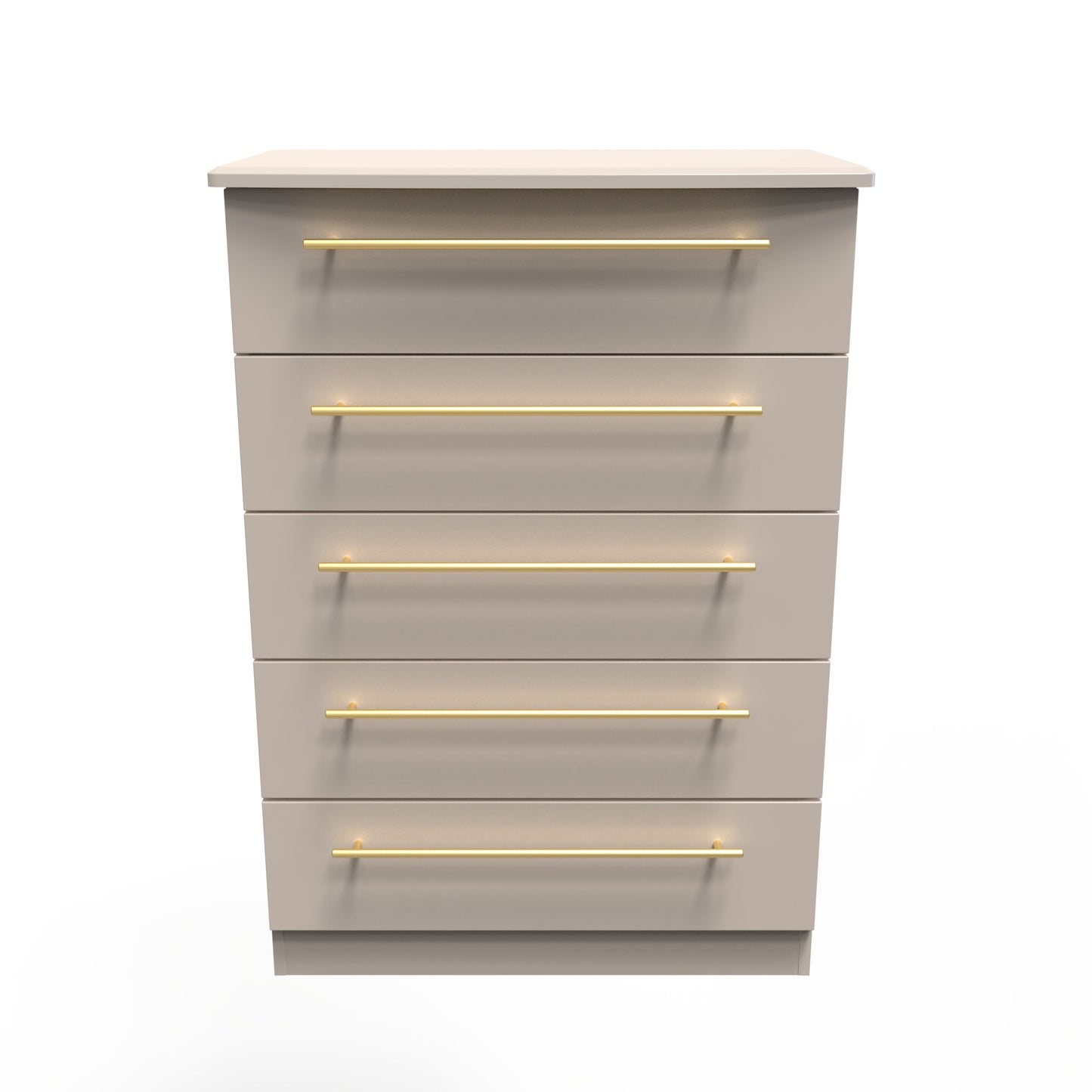 Haworth Tall Chest of Drawers Off-White 5 Drawers 108cm