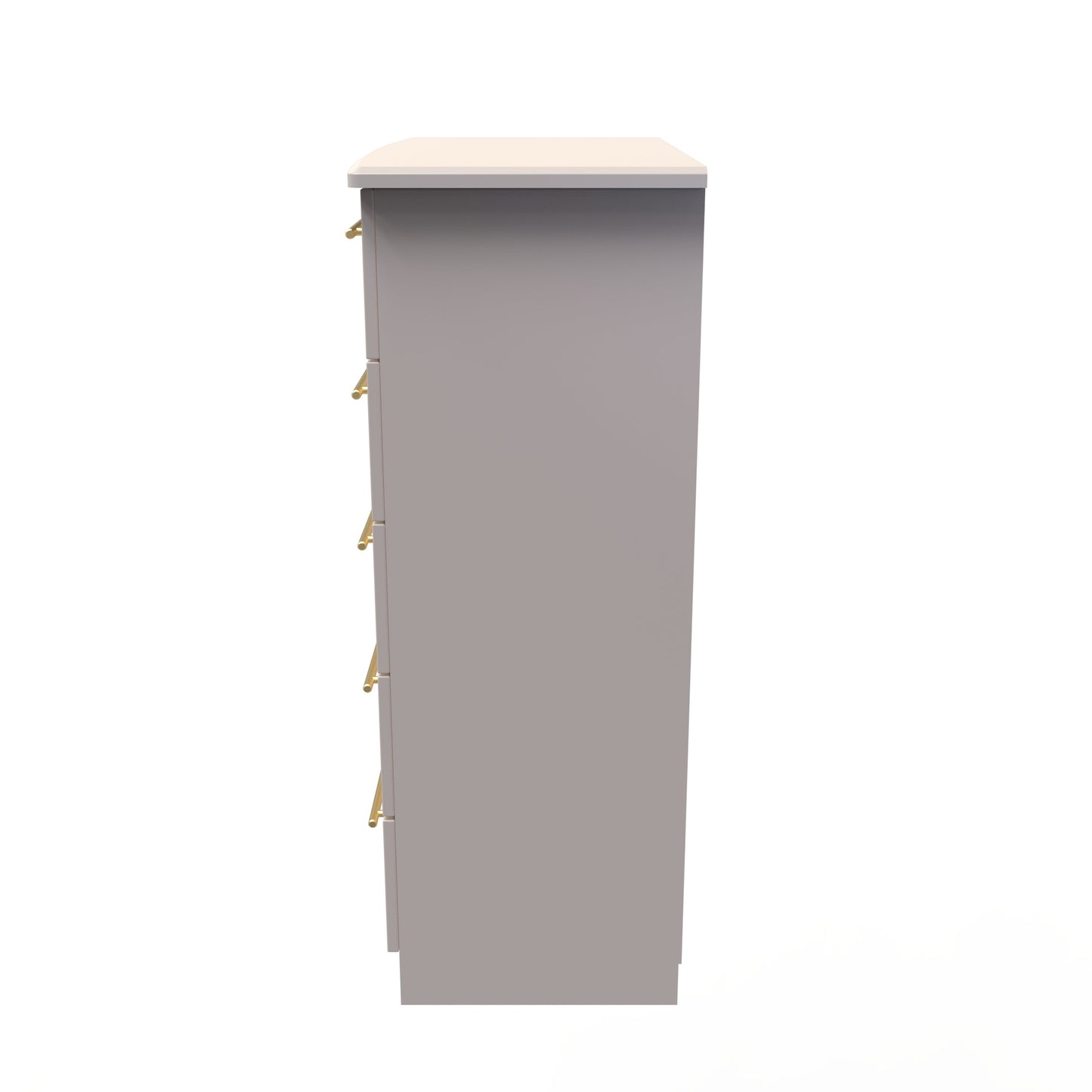 Haworth Tall Chest of Drawers Off-White 5 Drawers 108cm
