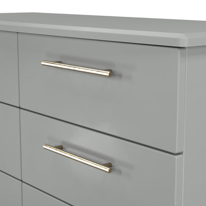 Haworth Large Chest of Drawers Grey 6 Drawers 112cm