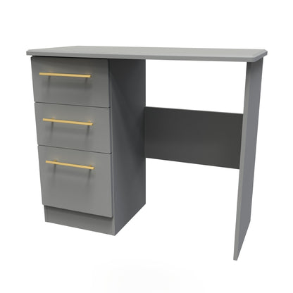 Haworth Desk Grey 3 Drawers 93cm