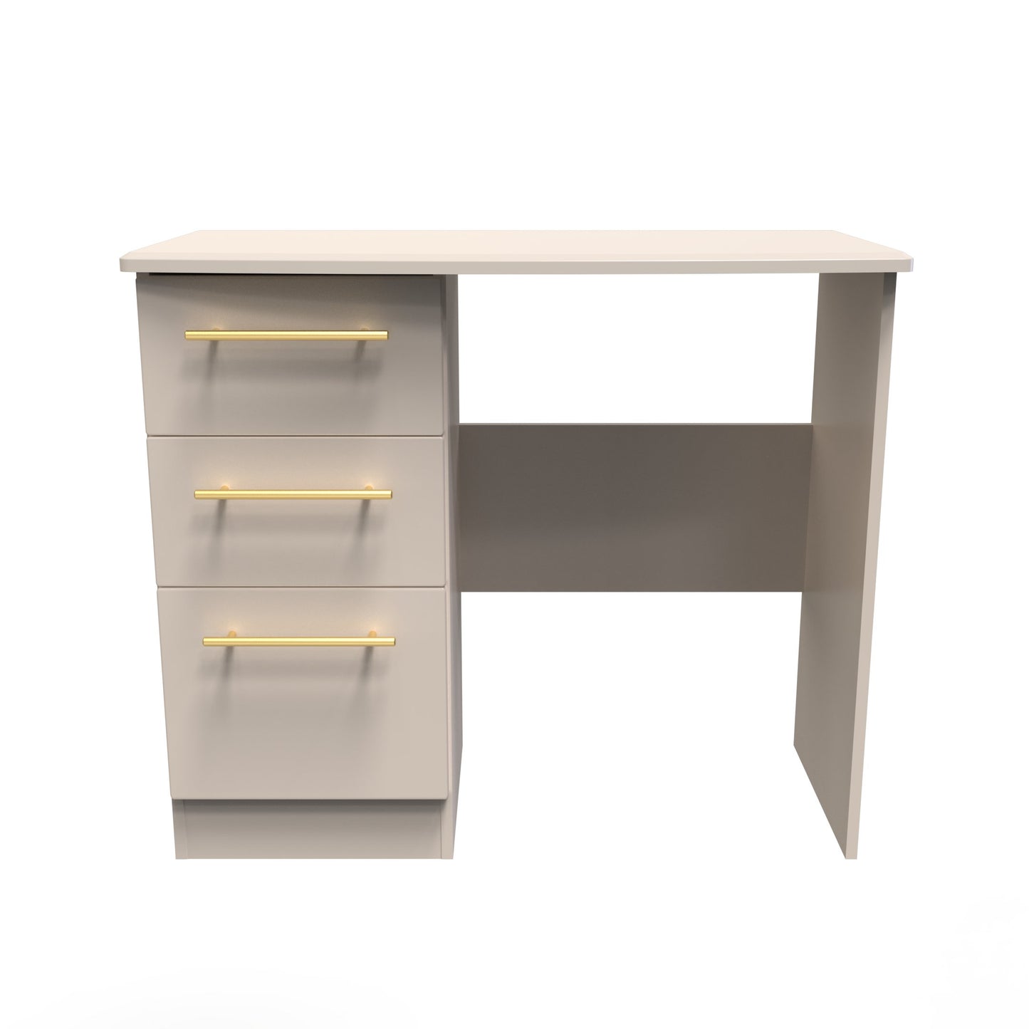 Haworth Desk Off-White 3 Drawers 93cm