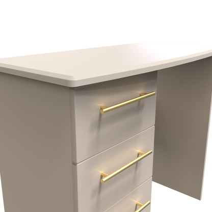 Haworth Desk Off-White 3 Drawers 93cm