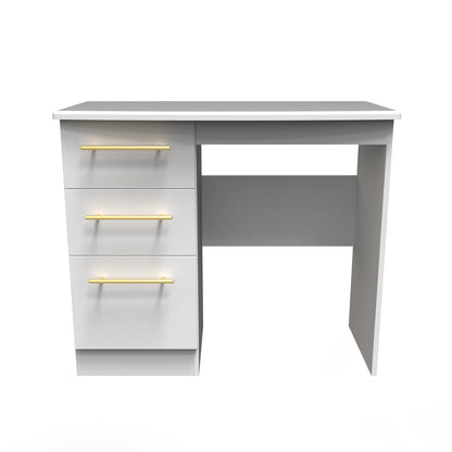 Haworth Desk White 3 Drawers 93cm