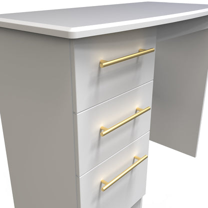 Haworth Desk White 3 Drawers 93cm
