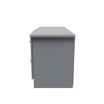 Haworth Large Chest of Drawers Grey 4 Drawers 112cm