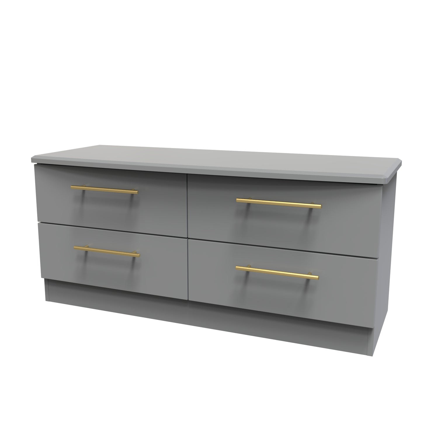 Haworth Large Chest of Drawers Grey 4 Drawers 112cm