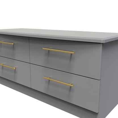 Haworth Large Chest of Drawers Grey 4 Drawers 112cm
