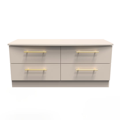 Haworth Large Chest of Drawers Off-White 4 Drawers 112cm