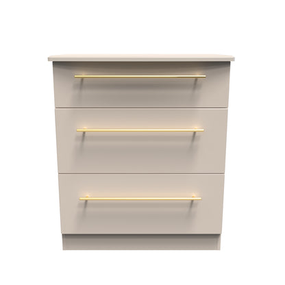 Haworth Chest of Drawers Off-White 3 Drawers 42cm