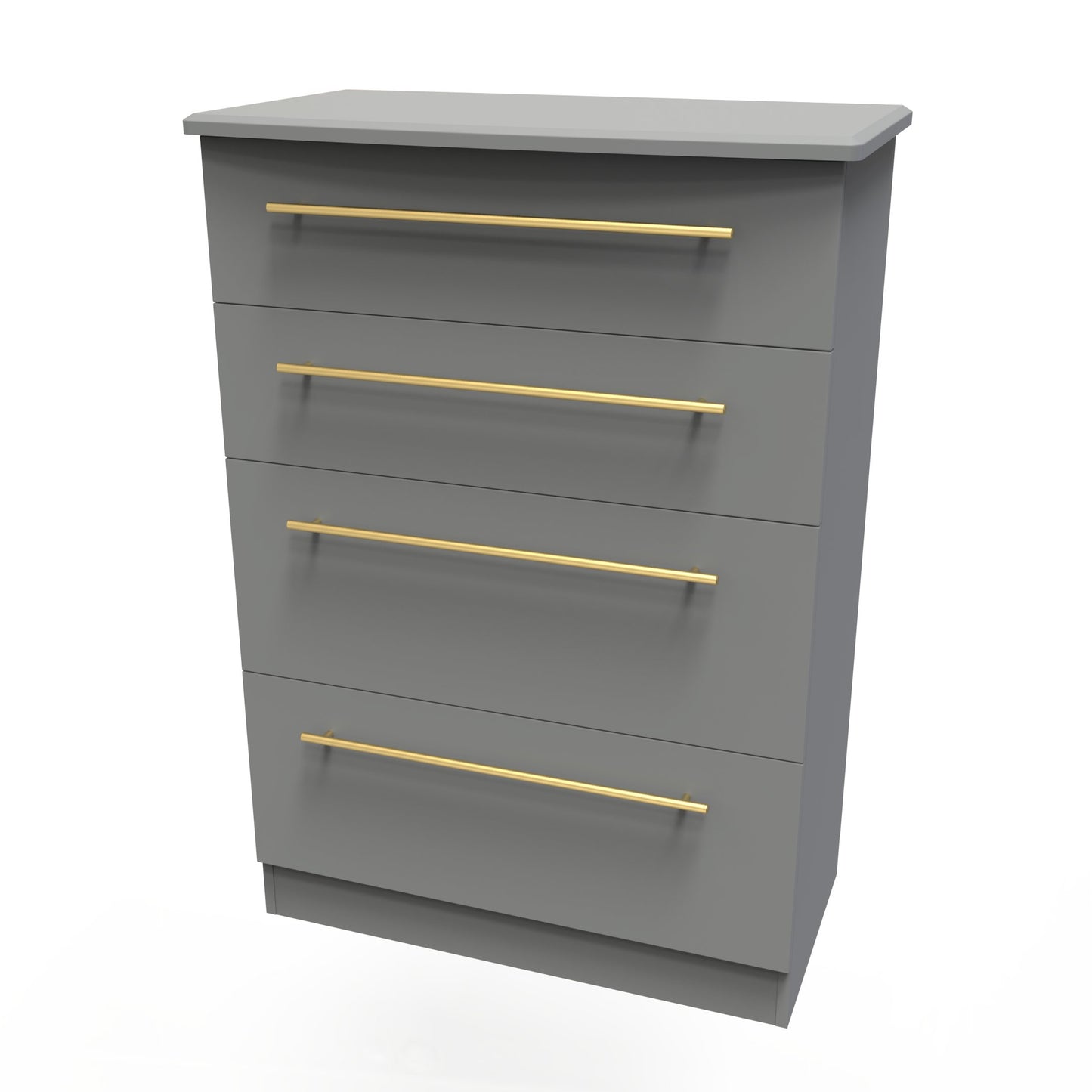 Haworth Tall Chest of Drawers Grey 4 Drawers 108cm