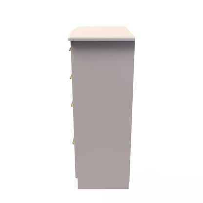Haworth Tall Chest of Drawers Off-White 4 Drawers 108cm