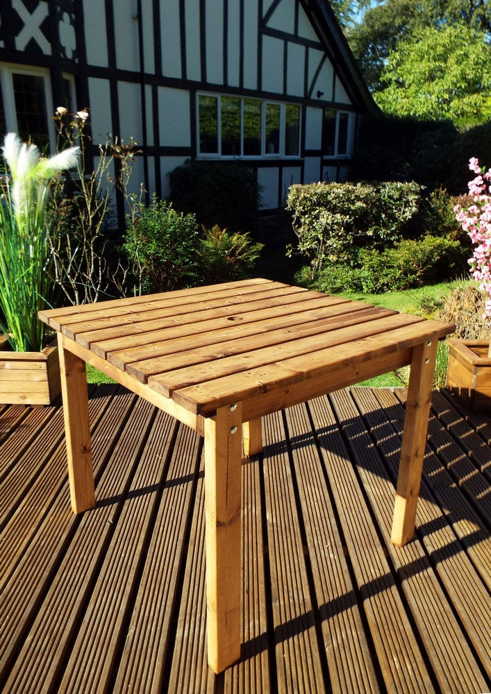 Scandinavian Redwood Garden Square Table by Charles Taylor Primary Image