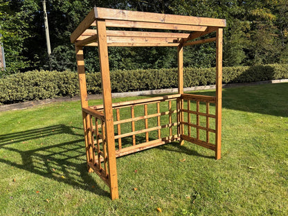 Scandinavian Redwood Garden BBQ Shelter by Charles Taylor Burgundy