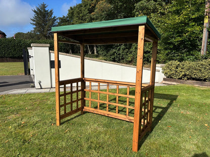 Scandinavian Redwood Garden BBQ Shelter by Charles Taylor Green