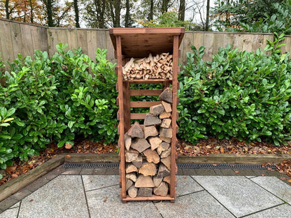 Scandinavian Redwood Garden Log Store by Charles Taylor Primary Image