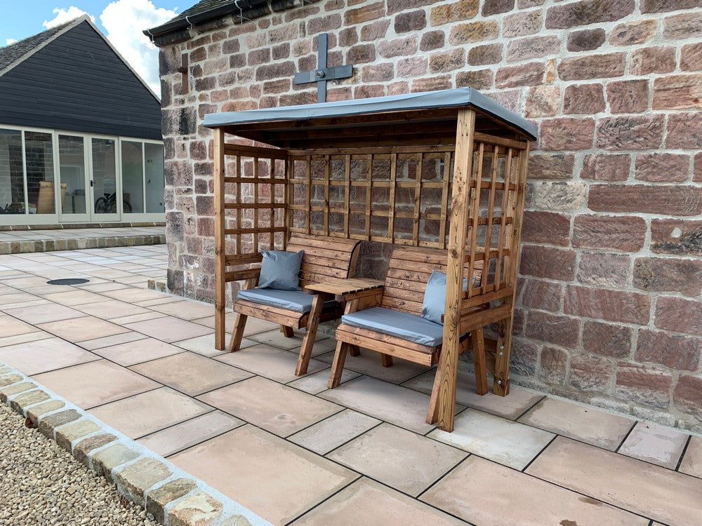 Henley Garden Tete a Tete by Charles Taylor Grey Natural Grey