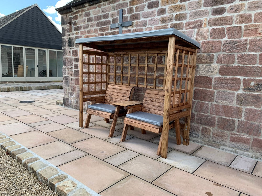 Henley Garden Tete a Tete by Charles Taylor Grey Natural Grey