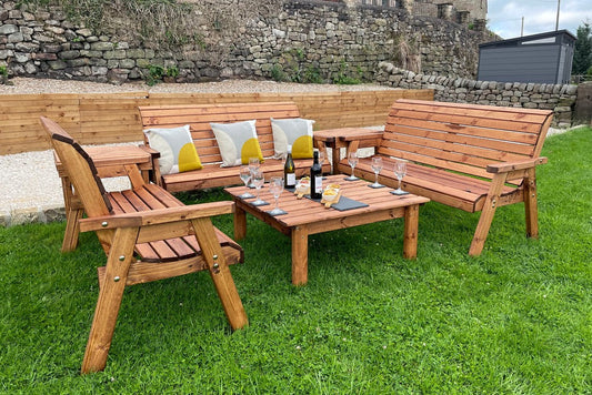 Balmoral Garden Furniture Set by Charles Taylor - 9 Seats