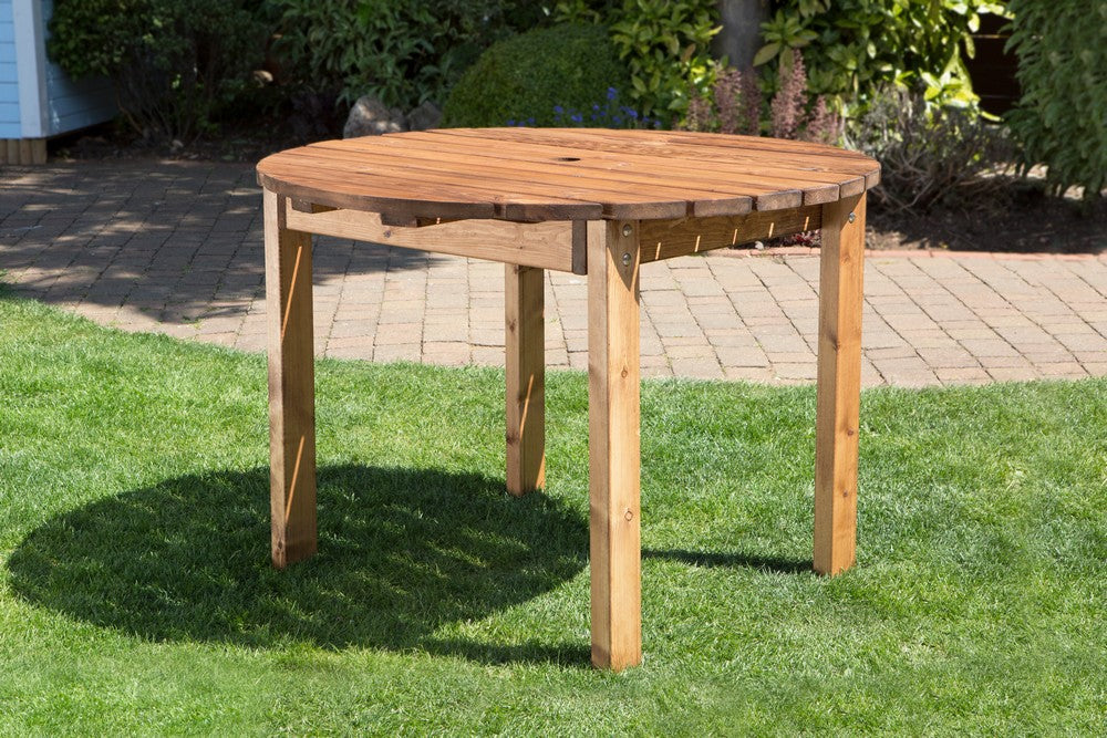 Scandinavian Redwood Garden Round Table by Charles Taylor Primary Image