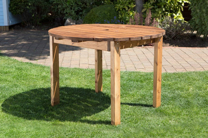 Scandinavian Redwood Garden Round Table by Charles Taylor Primary Image