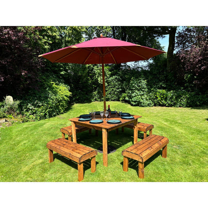 Knights Garden Patio Dining Set by Charles Taylor - 8 Seats