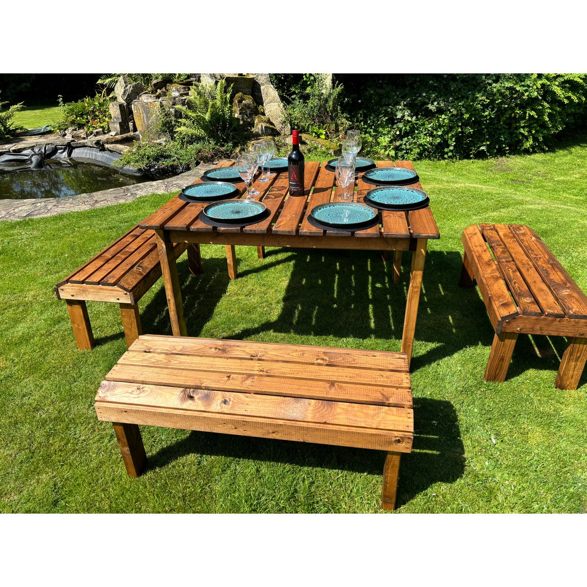 Knights Garden Patio Dining Set by Charles Taylor - 8 Seats