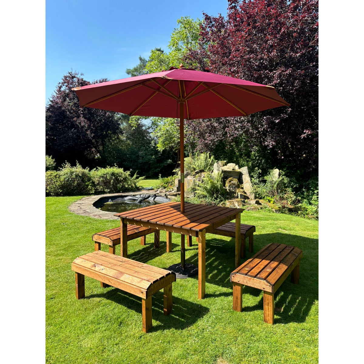 Knights Garden Patio Dining Set by Charles Taylor - 8 Seats