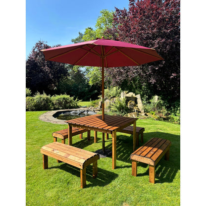 Knights Garden Patio Dining Set by Charles Taylor - 8 Seats