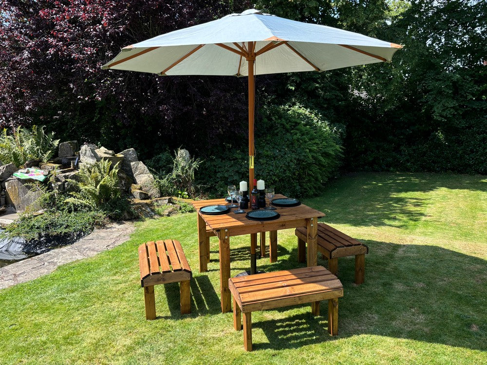 Knights Garden Patio Dining Set by Charles Taylor - 4 Seats