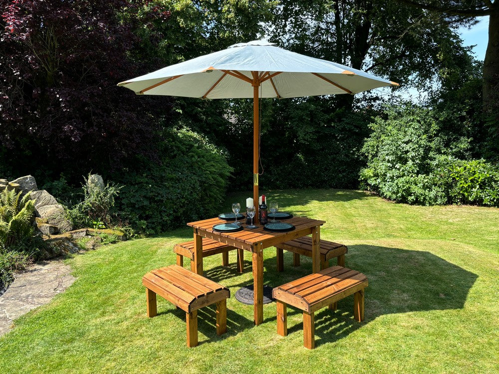 Knights Garden Patio Dining Set by Charles Taylor - 4 Seats