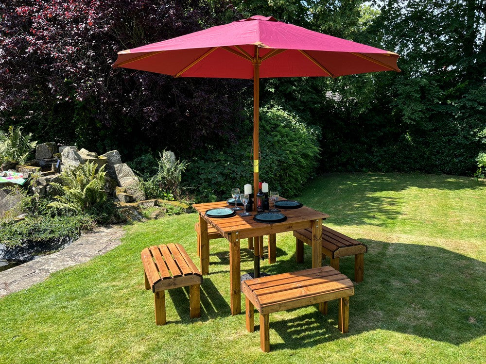 Knights Garden Patio Dining Set by Charles Taylor - 4 Seats