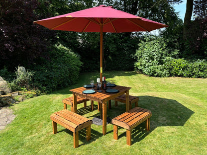 Knights Garden Patio Dining Set by Charles Taylor - 4 Seats