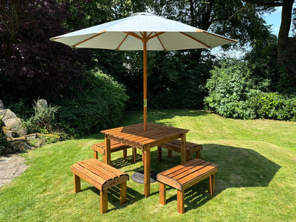 Knights Garden Patio Dining Set by Charles Taylor - 4 Seats
