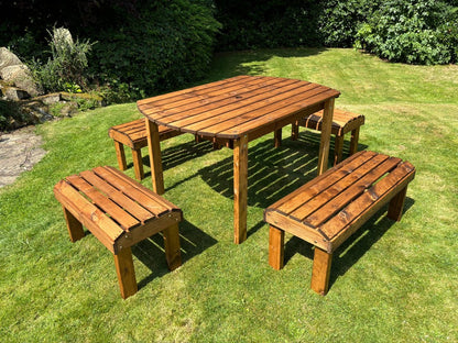 Knights Garden Patio Dining Set by Charles Taylor - 6 Seats Primary Image