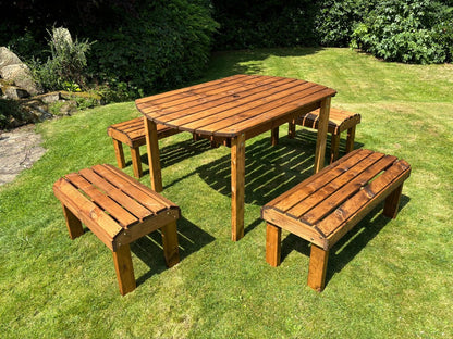 Knights Garden Patio Dining Set by Charles Taylor - 6 Seats