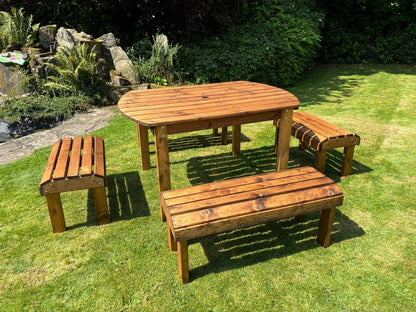 Knights Garden Patio Dining Set by Charles Taylor - 6 Seats