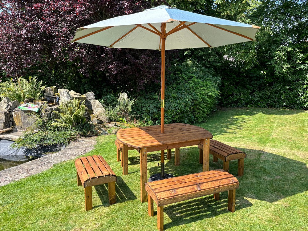 Knights Garden Patio Dining Set by Charles Taylor - 6 Seats