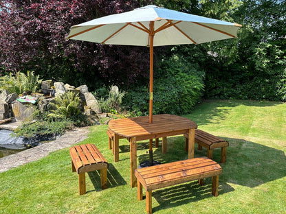 Knights Garden Patio Dining Set by Charles Taylor - 6 Seats