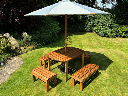 Knights Garden Patio Dining Set by Charles Taylor - 6 Seats