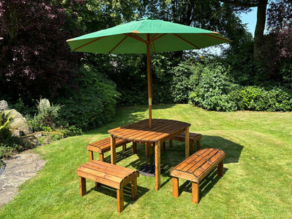 Knights Garden Patio Dining Set by Charles Taylor - 6 Seats