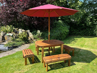 Knights Garden Patio Dining Set by Charles Taylor - 6 Seats