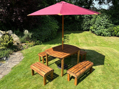 Knights Garden Patio Dining Set by Charles Taylor - 6 Seats