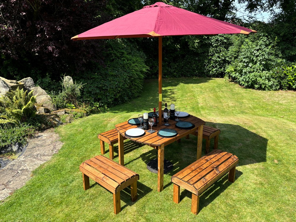 Knights Garden Patio Dining Set by Charles Taylor - 6 Seats